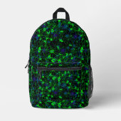 Neuron City Backpack #3 Bedruckter Rucksack (Vorderseite)
