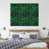 Neuron City Canvas Print Leinwanddruck (Insitu (Schlafzimmer))