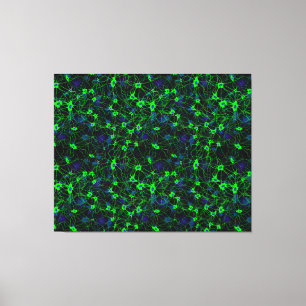 Neuron City Canvas Print Leinwanddruck