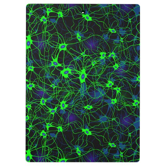 Neuron City Clipboard Klemmbrett (Rückseite)