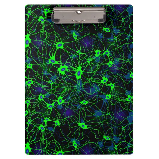 Neuron City Clipboard Klemmbrett (Vorderseite)