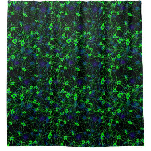 Neuron City Duschvorhang (Vorderseite)