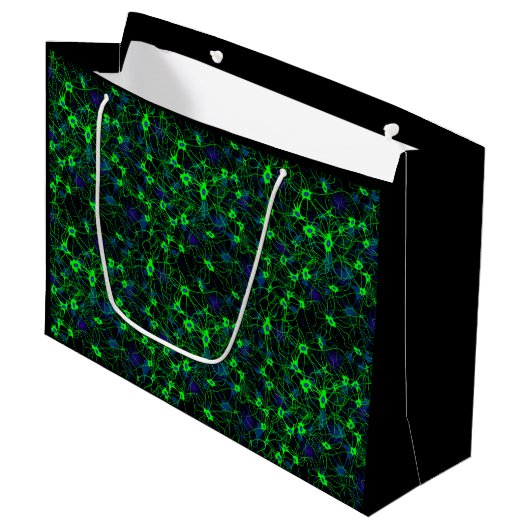 Neuron City Gift Bags Große Geschenktüte (Vorderseite Schrägansicht)