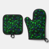Neuron City Oven Mitt Set (Vorderseite)