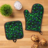 Neuron City Oven Mitt Set (Oben Unten)