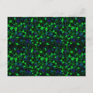 Neuron City Postcard Feiertagspostkarte