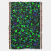 Neuron City Throw Decke (Vorderseite Vertikal)