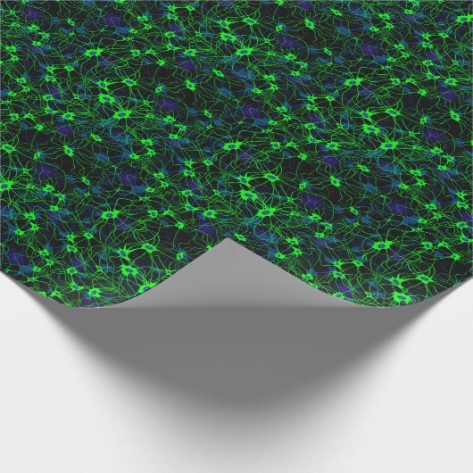 Neuron City Wrapping Paper Geschenkpapier (Ecke)