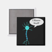 Neuron I Know Stuff Magnet (Vorderseite/Rückseite)