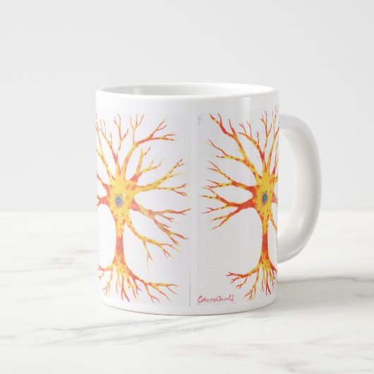 Neuron    Jumbo-Tasse (Vorderseite Rechts)