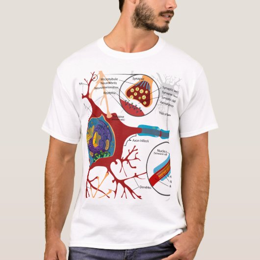Neuron-Nerv gesund T-Shirt (Vorderseite)