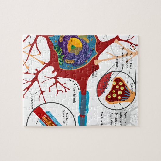 Neuron-Nerven-Art Puzzle (Horizontal)