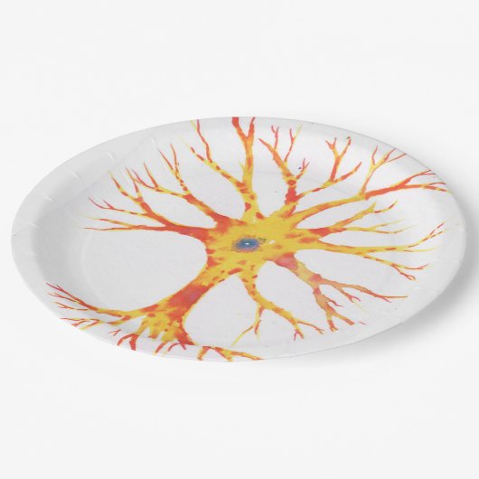 Neuron Pappteller (Schrägansicht)