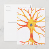 Neuron Postkarte (Vorne/Hinten)
