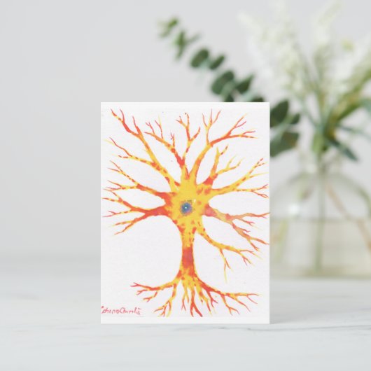Neuron Postkarte (Stehend Vorderseite)