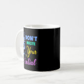 Neuron, verschwenden Sie Ihr potenzielles Gehirn n Kaffeetasse (Vorderseite Links)
