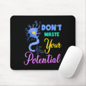 Neuron, verschwenden Sie Ihr potenzielles Gehirn n Mousepad (Mit Mouse)