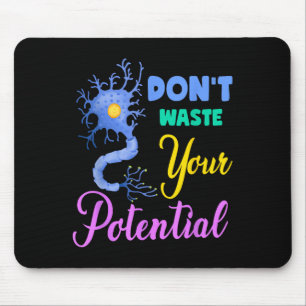Neuron, verschwenden Sie Ihr potenzielles Gehirn n Mousepad