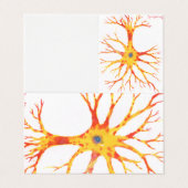Neuron visitenkarten (Außenseite Aufgefaltet)
