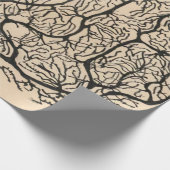 Neuron Zeichnend von Santiago Ramón Y Cajal Geschenkpapier (Ecke)