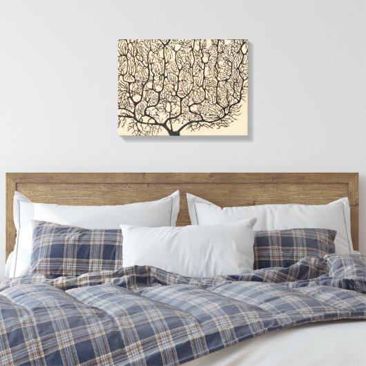 Neuron Zeichnend von Santiago Ramón Y Cajal Leinwanddruck (Insitu (Schlafzimmer))