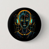 Neuronale Frequenz Button (Vorderseite)