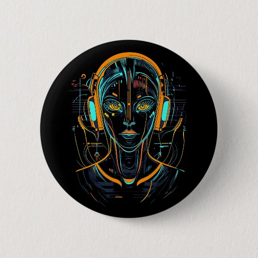 Neuronale Frequenz Button (Vorderseite)