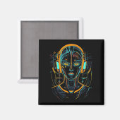 Neuronale Frequenz Magnet (Vorderseite/Rückseite)