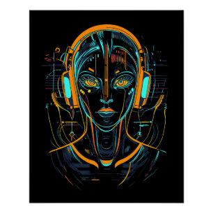 Neuronale Frequenz Poster