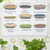 Neuronale Netzwerkpies Geschirrtuch (Gefaltet)