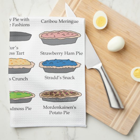 Neuronale Netzwerkpies Geschirrtuch (Viertel Falte)