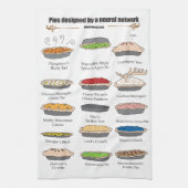 Neuronale Netzwerkpies Geschirrtuch (Vertikal)