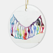 Neuronale Stammzellen Keramik Ornament (Links)