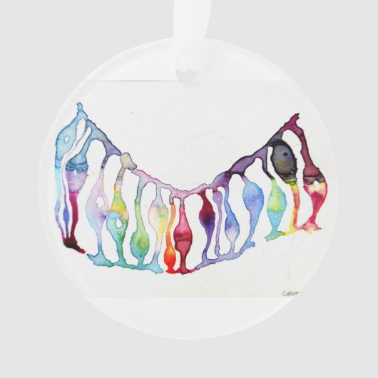 Neuronale Stammzellen Ornament (Vorderseite)