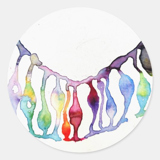 Neuronale Stammzellen Runder Aufkleber (Vorderseite)