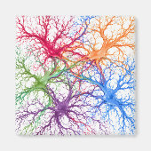 Neuronaler Garten Magnet (Vorne)