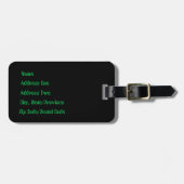 Neuronaler Gepäckträger Gepäckanhänger (Vorderseite horizontal)