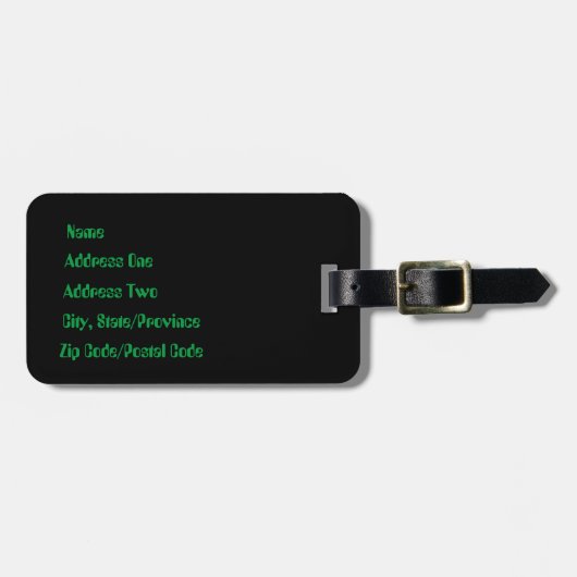 Neuronaler Gepäckträger Gepäckanhänger (Vorderseite horizontal)