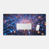 Neuronaler Netzkosmos Schreibtischunterlage (Tastatur & Maus)