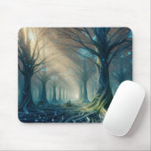 Neuronaler Wald Mousepad (Mit Mouse)