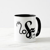 Neuronales Glyph Tasse (VorderseiteRechts)