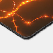 Neuronales Licht: Elektrische Lichtwege Schreibtischunterlage (Ecke)