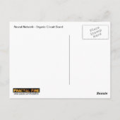 Neuronales Netz Postkarte (Rückseite)