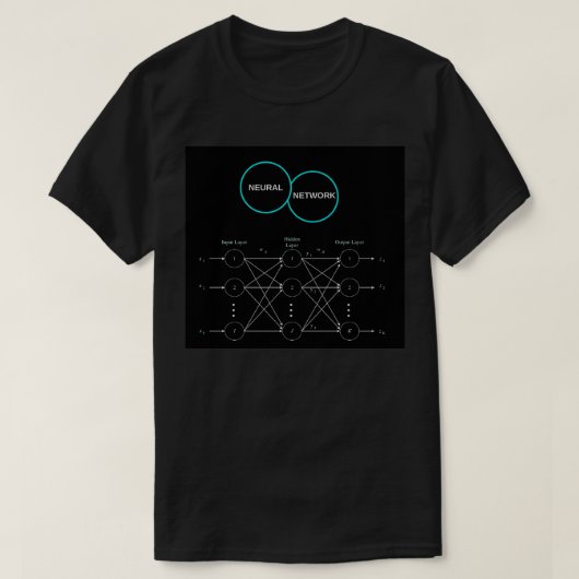 Neuronales Netzwerk Black Classic TShirt (Design vorne)