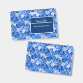 Neuronales Netzwerk Blaue Neuronen Ausweis (Vorder- & Rückseite)