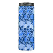 Neuronales Netzwerk Blaue Neuronen Thermosbecher (Rückseite)