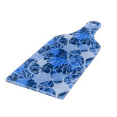 Neuronales Netzwerk Blue Neurons Cutting Board Schneidebrett (Ecke)