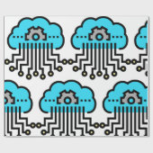 Neuronales Netzwerk Geschenkpapier (Flach)