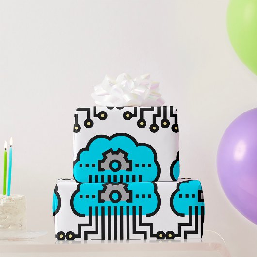 Neuronales Netzwerk Geschenkpapier