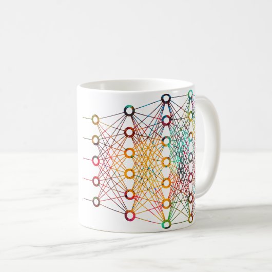 Neuronales Netzwerk Kaffeetasse (VorderseiteRechts)
